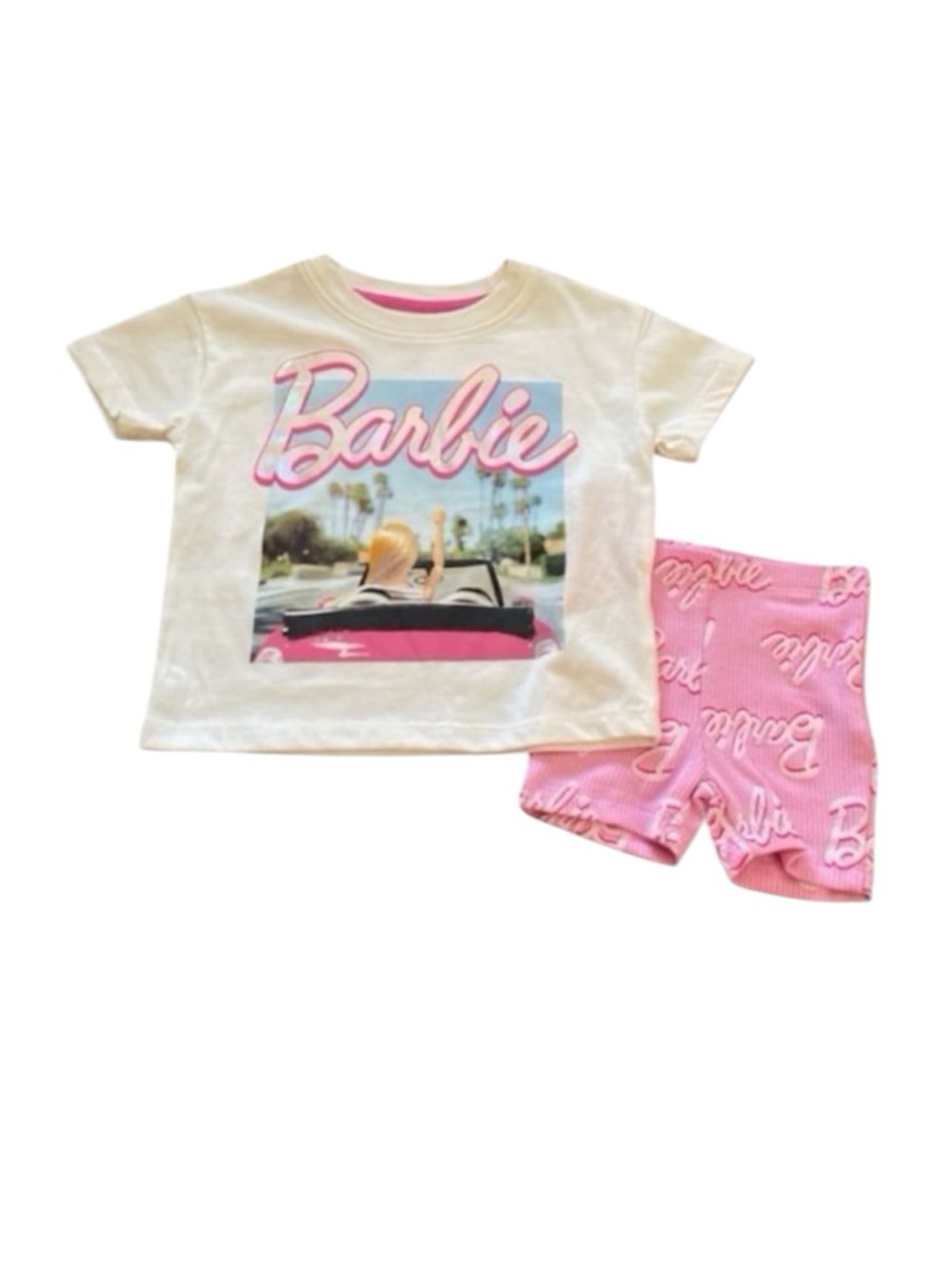 Girls 12 Month Barbie Short Set